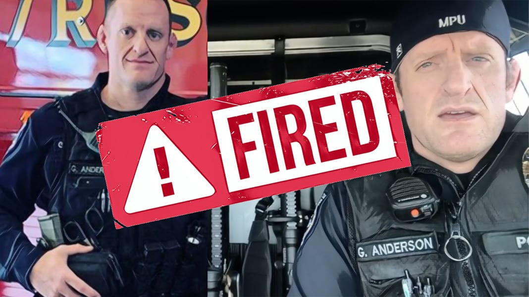 Hero cop FIRED for begging his peers to do the right thing